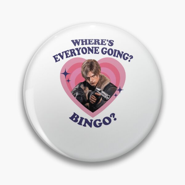 Item preview, Leon Kennedy Where's Everyone Going Bingo  designed and sold by radercolorfuls.