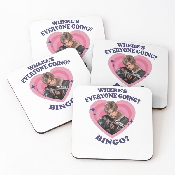 Item preview, Leon Kennedy Where's Everyone Going Bingo  designed and sold by radercolorfuls.