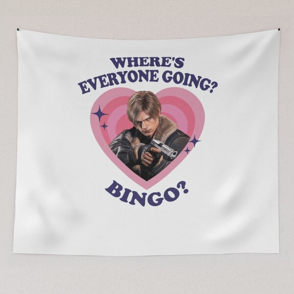 Item preview, Leon Kennedy Where's Everyone Going Bingo  designed and sold by radercolorfuls.