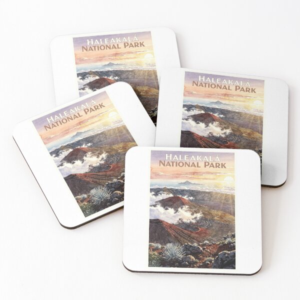 Item preview, Haleakala National Park Hawaii Vintage Watercolor Travel designed and sold by Teelogic.