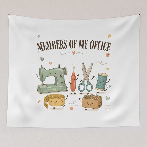 Item preview,  Members Of My Office Humorous Sewing designed and sold by AleksandraJac05.