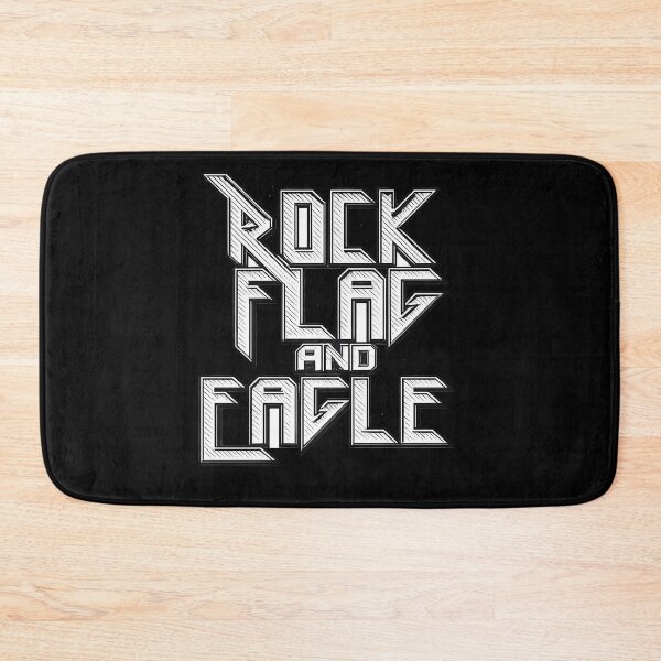 Item preview, Rock Flag And Eagle Hard Rock Metal Band Style Funny Patriotic designed and sold by slmfams.
