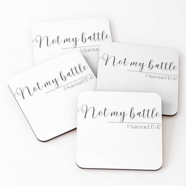 Item preview, 1 Samuel 17:47 - Not my battle designed and sold by Sara Cerar.