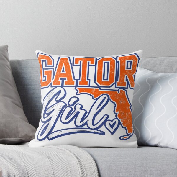 Item preview, Gator Girl Florida Map Shape College Souvenir Girls Women designed and sold by Crookedorbit ⭐⭐⭐⭐⭐ .