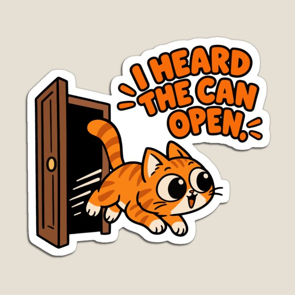 Item preview, Funny Hungry Cat designed and sold by MewMade.