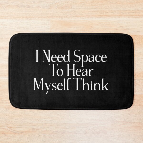 Item preview, Funny Introvert Quote | I Need Space To Hear Myself Think | Quiet Person Introvert Gift designed and sold by stylishdzign.