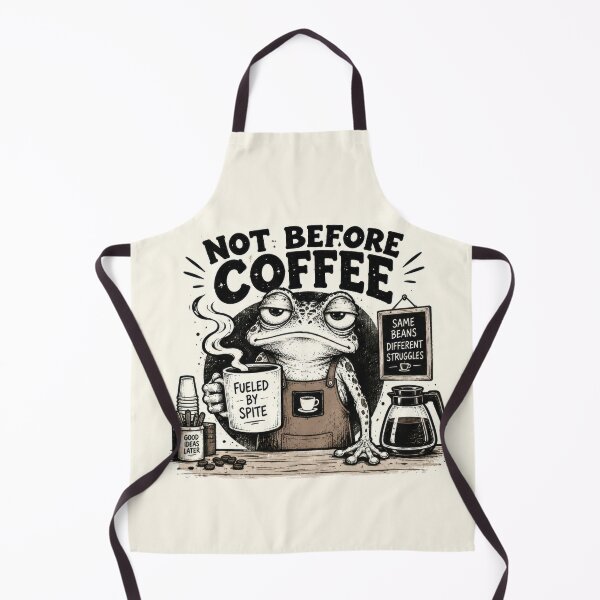 Item preview, Frog with coffee mug and sign designed and sold by anytka.