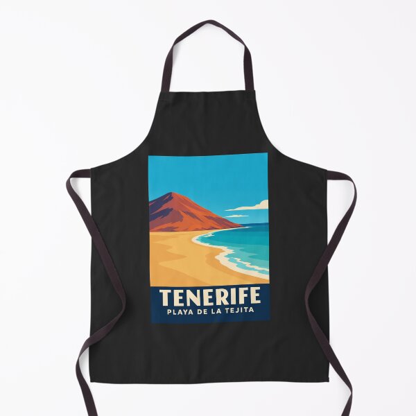 Item preview, Tenerife Playa de La Tejita Retro Travel Poster designed and sold by MavtM.