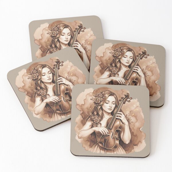 Item preview, Violinist. Retro style. designed and sold by MagelliShop.