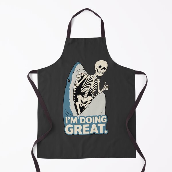 Item preview, Sarcastic Shark Skeleton – I’m Doing Great designed and sold by SakuraHaven.