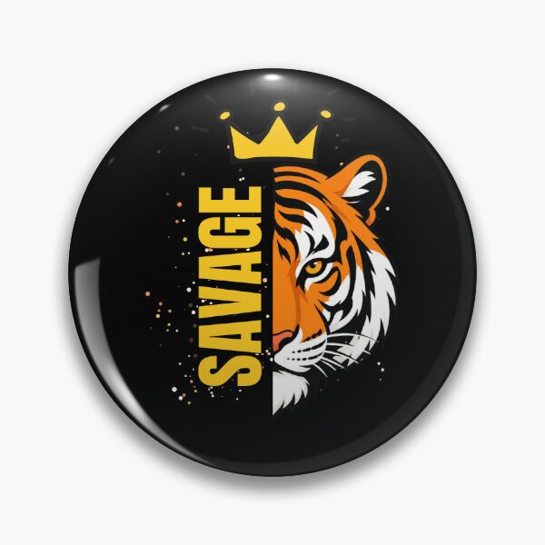Item preview, Savage tiger designed and sold by wildforcedesign.