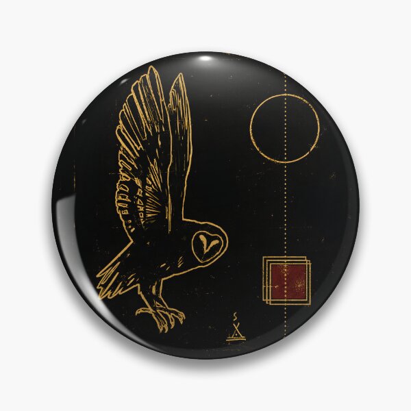 Item preview, Glitch Owl with Golden Orbit designed and sold by MikZviagin.