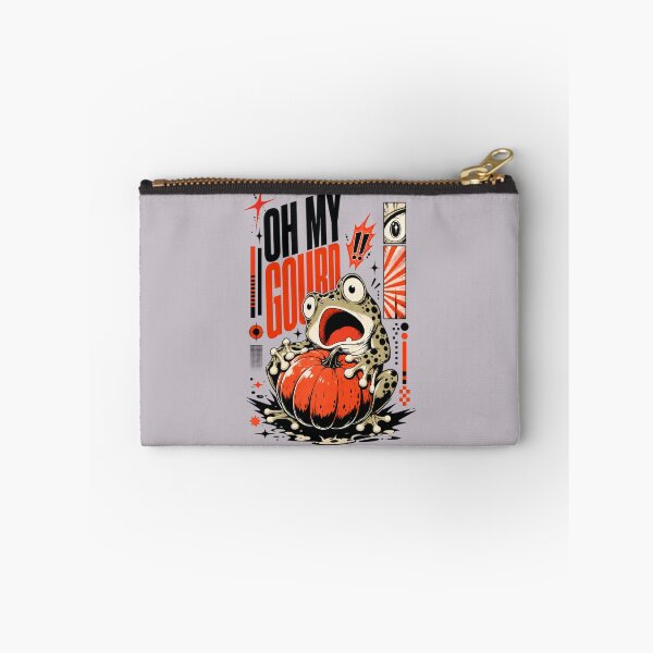 Item preview, Oh My Gourd Anime Frog Graphic Poster T-Shirt | Shocked Pumpkin Toad Red Black Comic Gift designed and sold by illeN-Art-World.