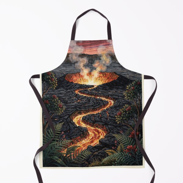 Item preview, Hawaii Volcanoes National Park Hawaii Vintage Watercolor Travel designed and sold by Teelogic.