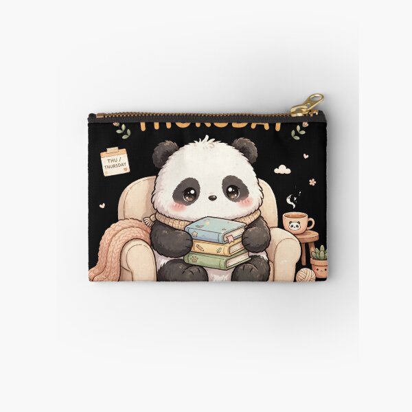 Item preview, Thursday Book Panda Reading - Cute Cozy Book Lover designed and sold by Surviving Monday Club.