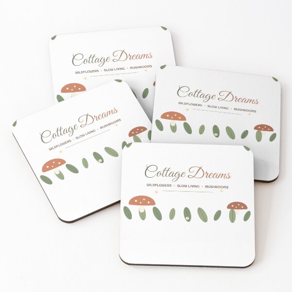 Item preview, Cottage Dreams Wildflowers Mushrooms designed and sold by BYyass25.