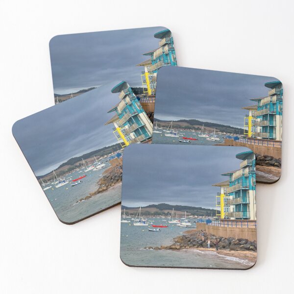 Item preview, Exmouth Marina Waterfront & Exe Estuary Boats | Coastal Devon Fine Art Photography designed and sold by leonwoods.