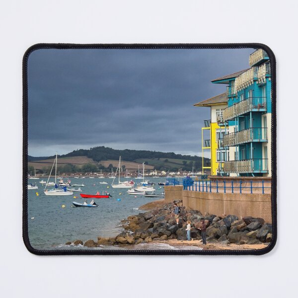 Item preview, Exmouth Marina Waterfront & Exe Estuary Boats | Coastal Devon Fine Art Photography designed and sold by leonwoods.