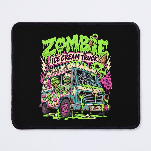 Item preview, Zombie Ice Cream Truck – Spooky Horror Dessert designed and sold by SidTastic .