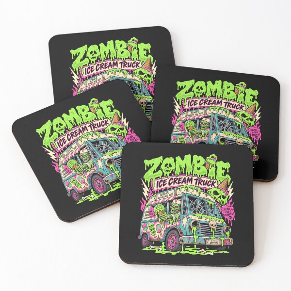 Item preview, Zombie Ice Cream Truck – Spooky Horror Dessert designed and sold by SidTastic .