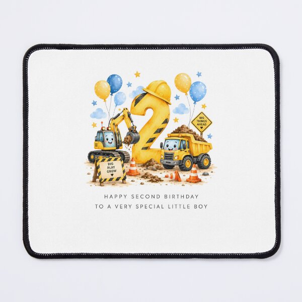 Item preview, 2nd Birthday Card for Boy | Construction Birthday Card designed and sold by Aesthetic-Avenue.