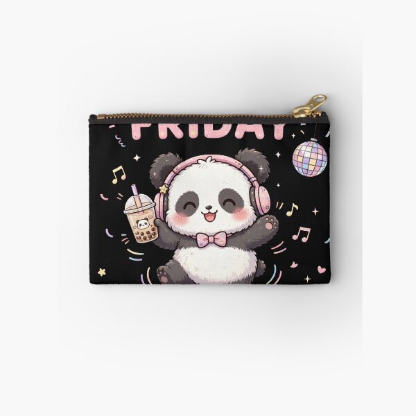 Item preview, Friday Party Panda Headphones - Cute Dancing Panda  designed and sold by Surviving Monday Club.