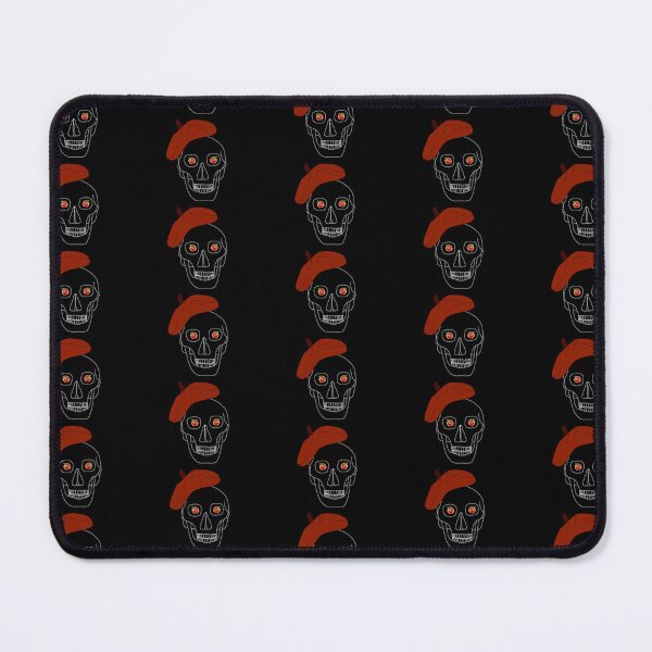 Item preview, French Skull with Red Beret and Peach Eyes designed and sold by laxmanrajart.