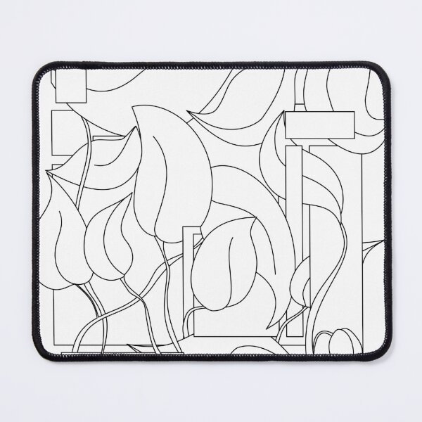 Item preview, Geometric Botanical Line Art Sketch designed and sold by laxmanrajart.