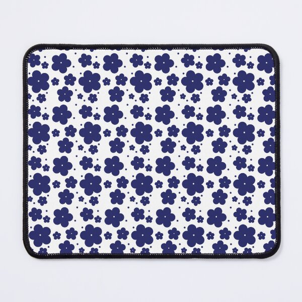 Item preview, Delicate Blue and White Botanical Motif designed and sold by ModdiesColors.