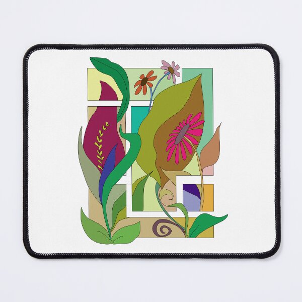 Item preview, Vintage Mid Century Modern Geometric Florals designed and sold by laxmanrajart.