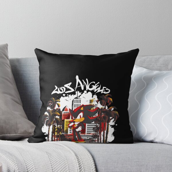 Item preview, Shadow The Hedgehog Los Angeles California City Skyline Fan Art designed and sold by slmfams.