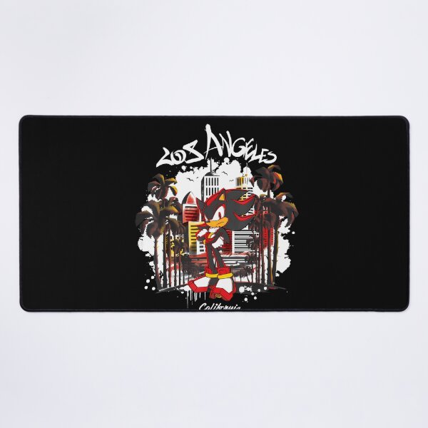 Item preview, Shadow The Hedgehog Los Angeles California City Skyline Fan Art designed and sold by slmfams.