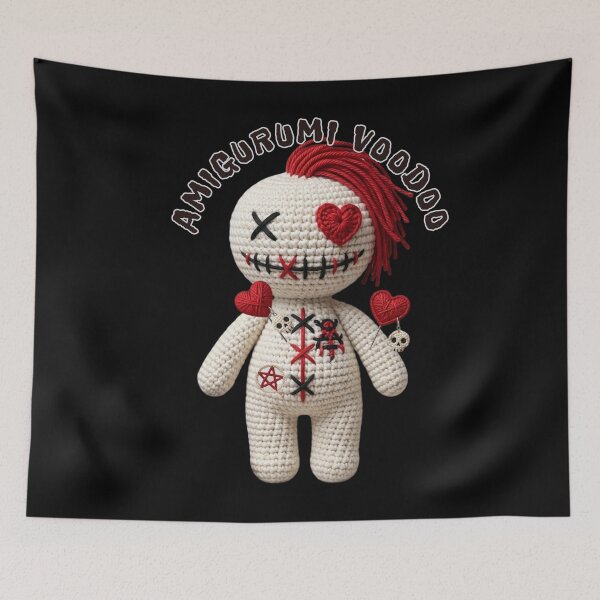 Artikelvorschau, Amigurumi Voodoo Puppe entworfen und verkauft von BikTee.