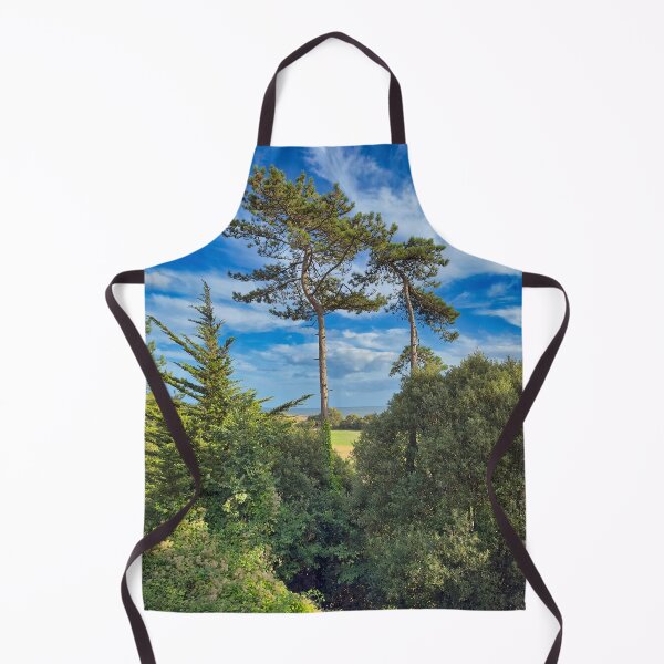 Item preview, Coastal Pine Trees Overlooking the Ocean | Scenic Nature Photography designed and sold by leonwoods.