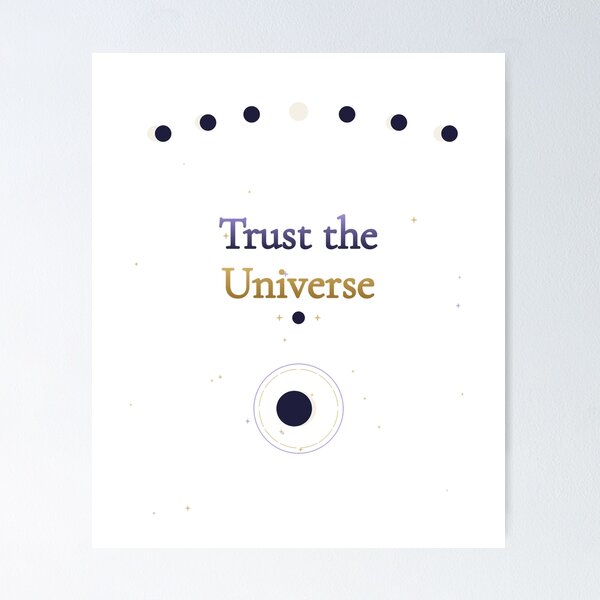 Item preview, Trust the Universe Moon Phases designed and sold by BYyass25.