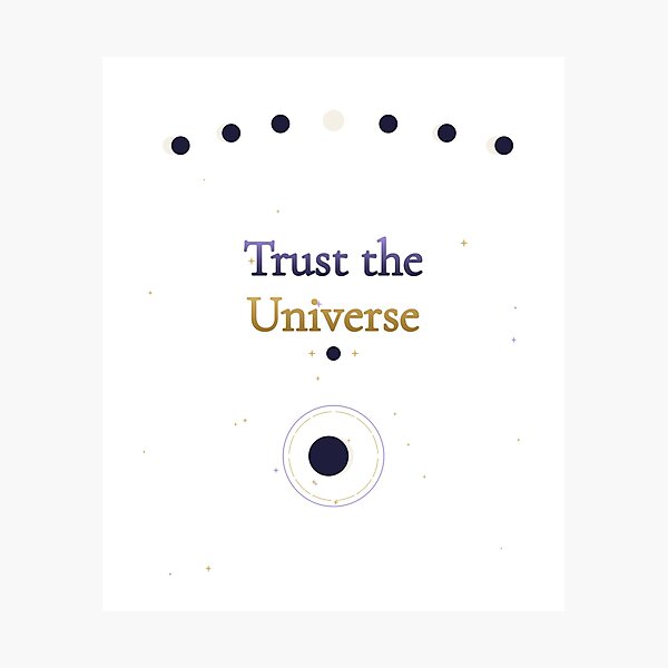Item preview, Trust the Universe Moon Phases designed and sold by BYyass25.