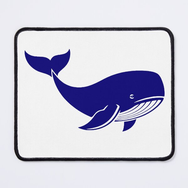 Item preview, Blue Whale Silhouette designed and sold by AmbientArtCo.