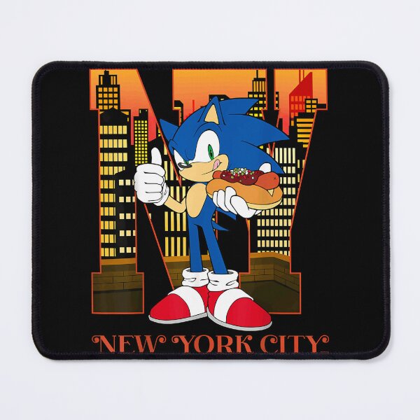 Item preview, Sonic The Hedgehog New York City Hot Dog Skyline Fan Art designed and sold by slmfams.