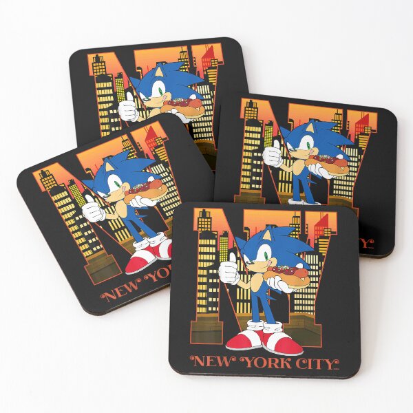 Item preview, Sonic The Hedgehog New York City Hot Dog Skyline Fan Art designed and sold by slmfams.
