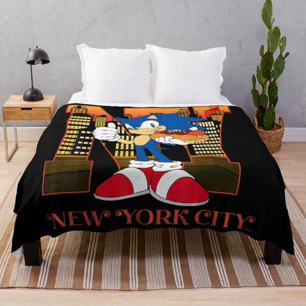 Item preview, Sonic The Hedgehog New York City Hot Dog Skyline Fan Art designed and sold by slmfams.