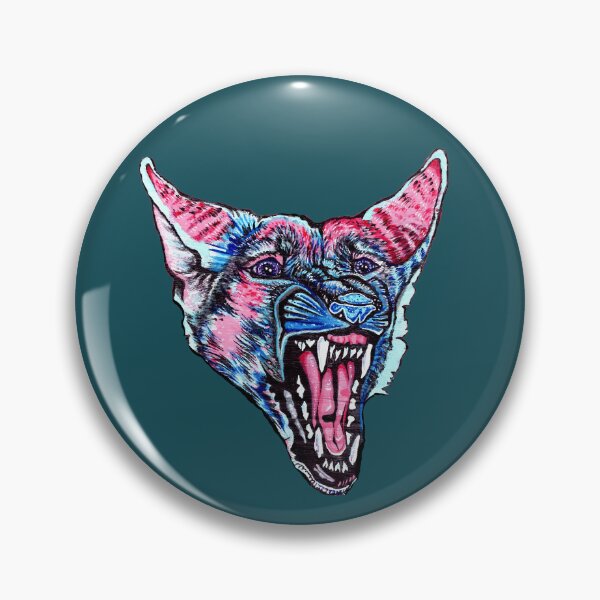 Item preview, Recreational Hazard ~ Colourful German Shepherd Pop Art designed and sold by wolveshaunt.