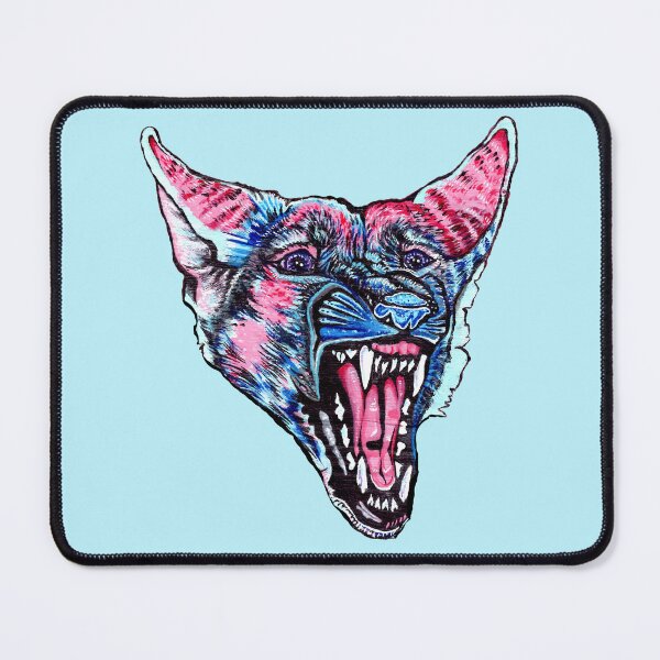 Item preview, Recreational Hazard ~ Colourful German Shepherd Pop Art designed and sold by wolveshaunt.