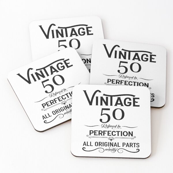 Item preview, Aged To Perfection Fifty - Vintage 50 years old - 50th Birthday Party Gift designed and sold by Alexaltay.