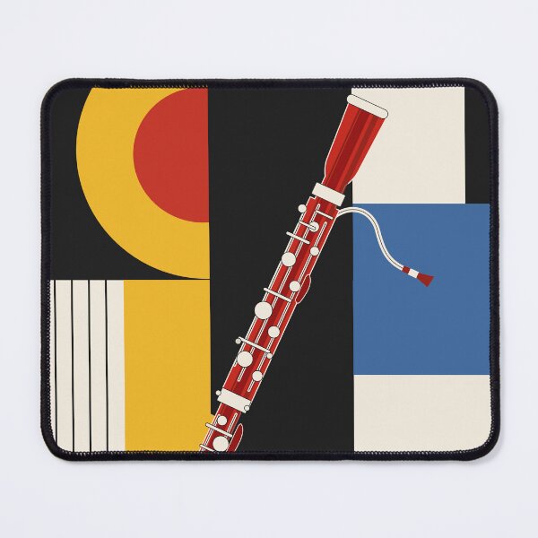 Item preview, Bassoon Music Art Print, Bauhaus Music Print, Geometric Instrument Art, Classical Music Decor, Musician Gift, Modernist Art designed and sold by Studio pod Burom.