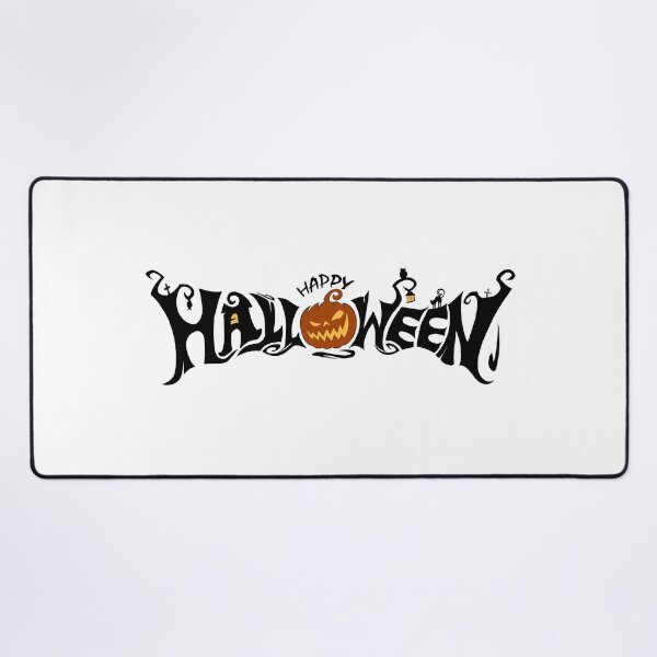 Item preview, Happy Halloween Spooky Lettering Banner — Jack O Lantern Pumpkin Typography designed and sold by LYAN-STORE.