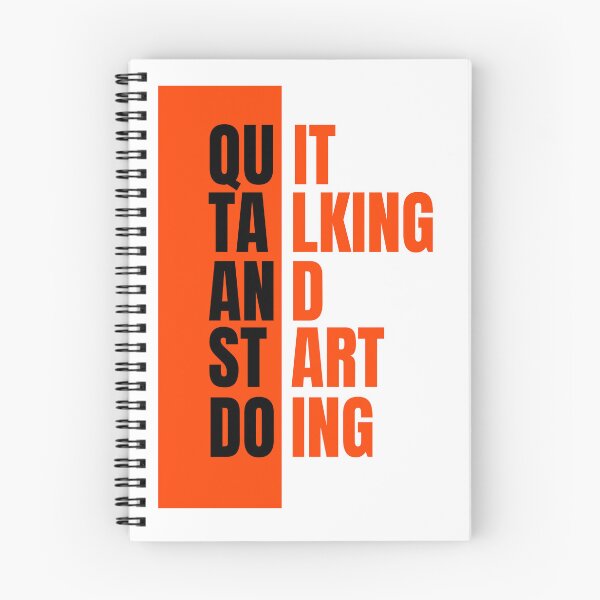 Item preview, Quit Talking And Start Doing Hustle Fitness Motivation designed and sold by serotonin75114.