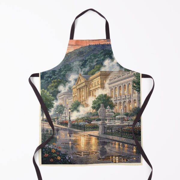 Item preview, Hot Springs National Park Arkansas Vintage Watercolor Travel designed and sold by Teelogic.