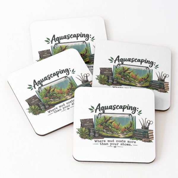Item preview, Funny Aquascaping Where Mud Costs More Aquarium designed and sold by CrazySzoopWorld.