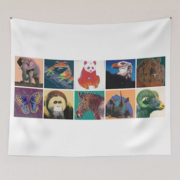 Item preview, Endangered Species (complete set) - Print by Andy Warhol designed and sold by stevengrossman.