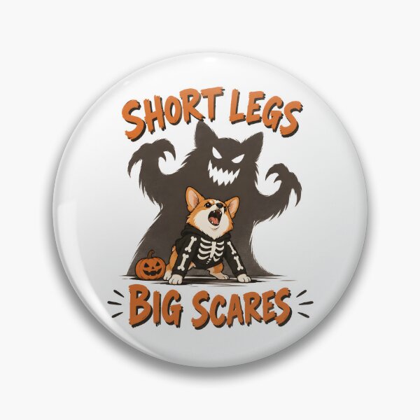 Item preview, Short Legs Big Scares Corgi Halloween designed and sold by AhmedAlbb.